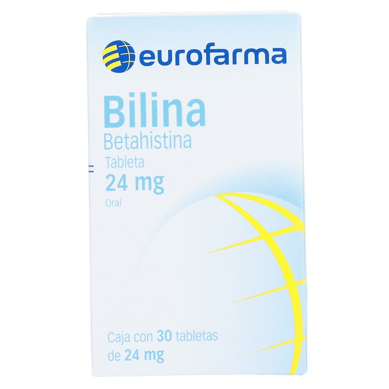 Bilina 24 Mg Con 30 Tabletas 7891317022655 7