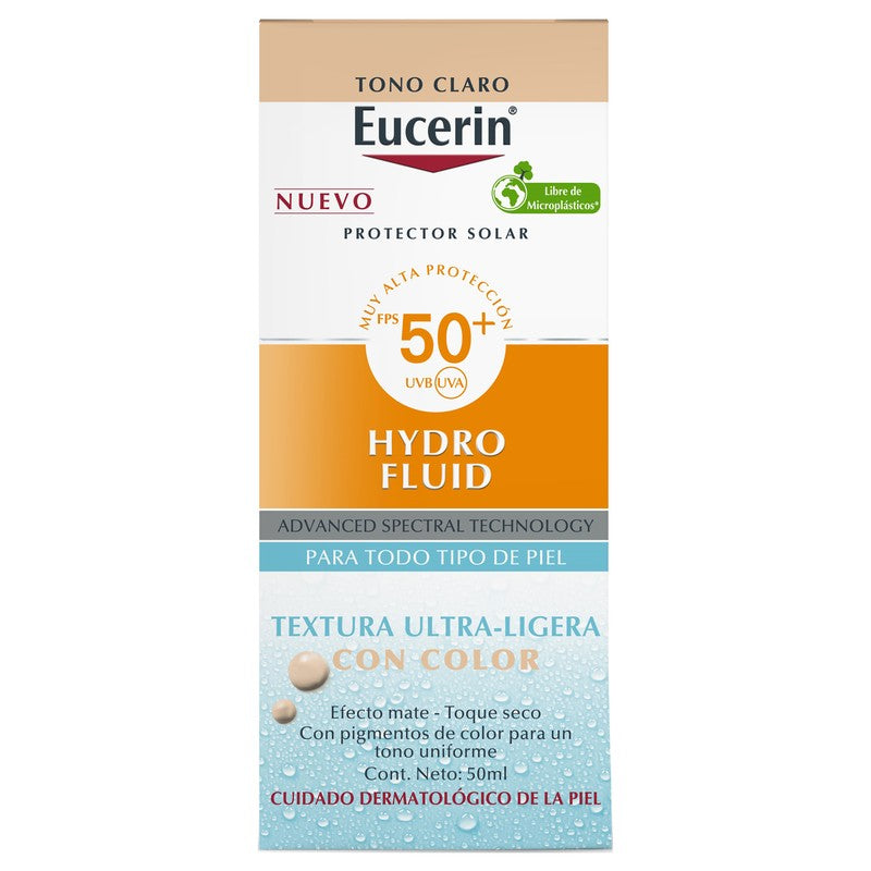 Bloqueador Eucerin Fps 50 Hydrofluido Claro 50 Ml 4006000127026