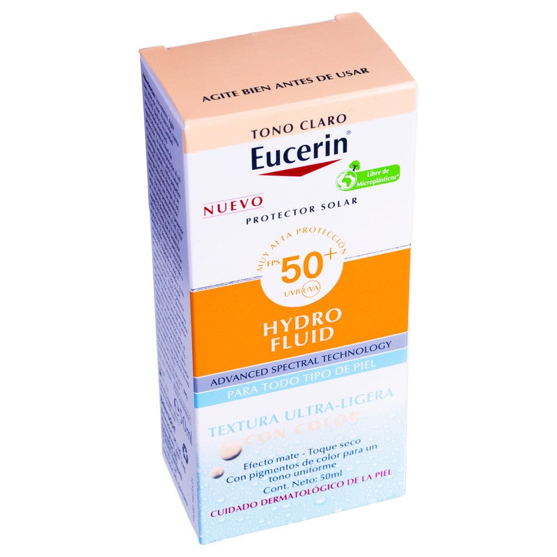 Bloqueador Eucerin Fps 50 Hydrofluido Claro 50 Ml 4006000127026 3