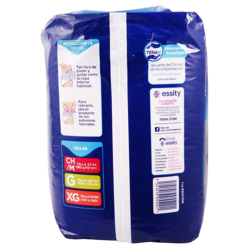 Calzon Tena Pants Maxima Proteccion Xgrande Con 10 Piezas 7501019055201 5
