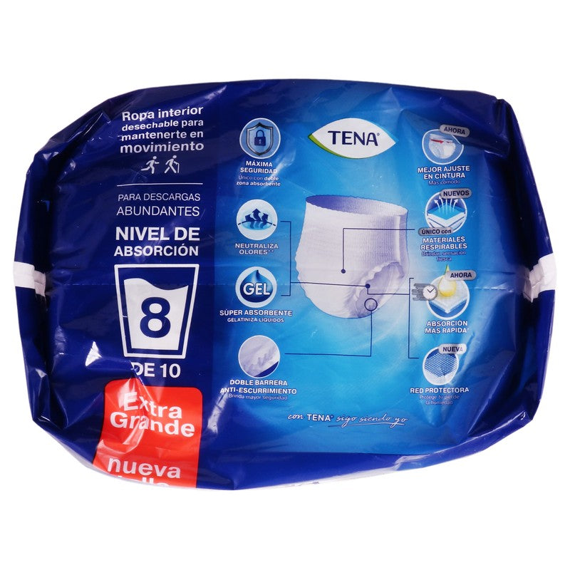Calzon Tena Pants Maxima Proteccion Xgrande Con 10 Piezas 7501019055201 6