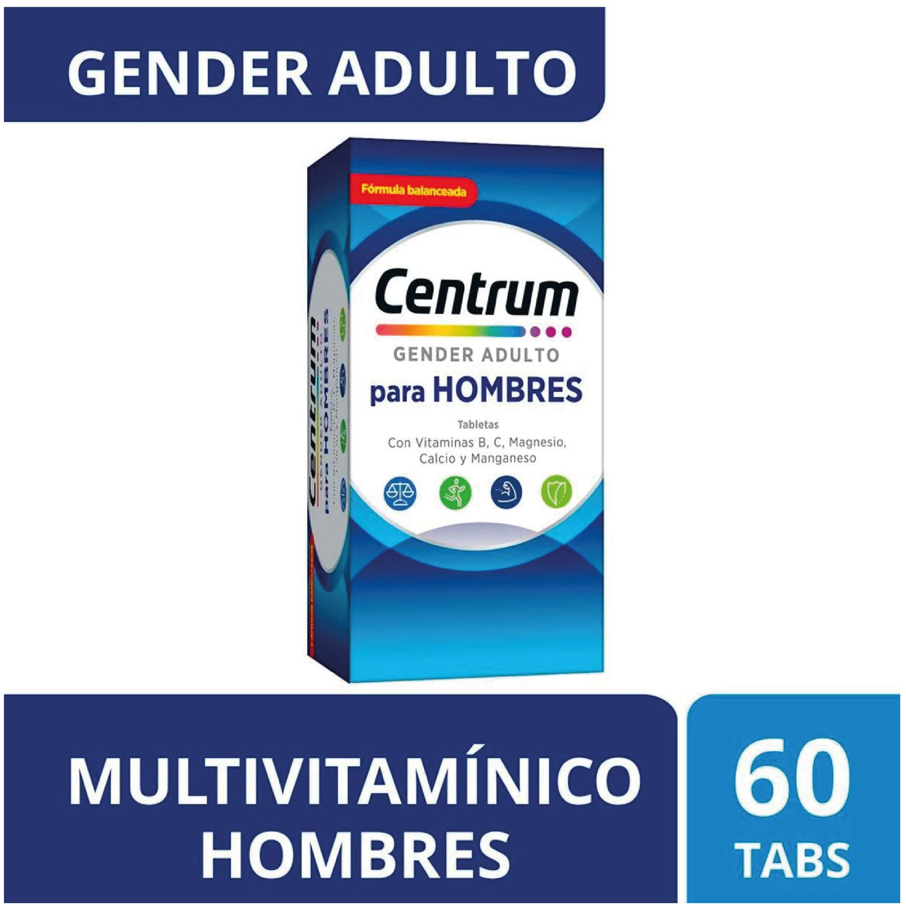 Centrum Gender+50 Hombres Tabletas 60
