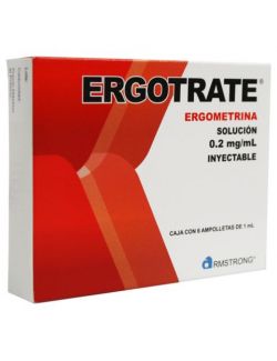 Ergotrate 0.2 Mg Ampolletas 6X1 Ml