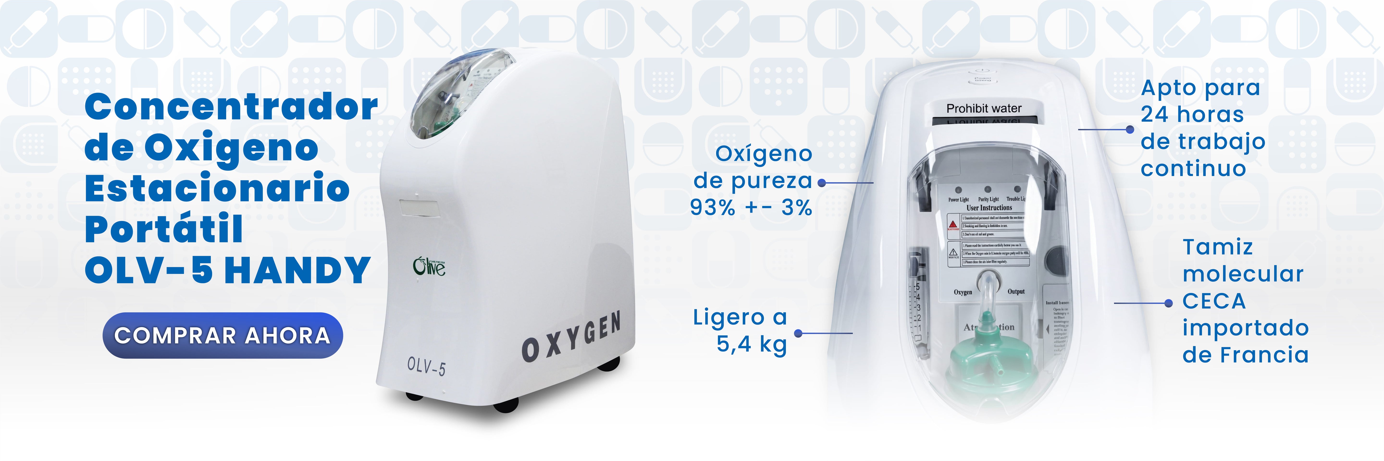 concentrador de oxigeno estacionario portatil