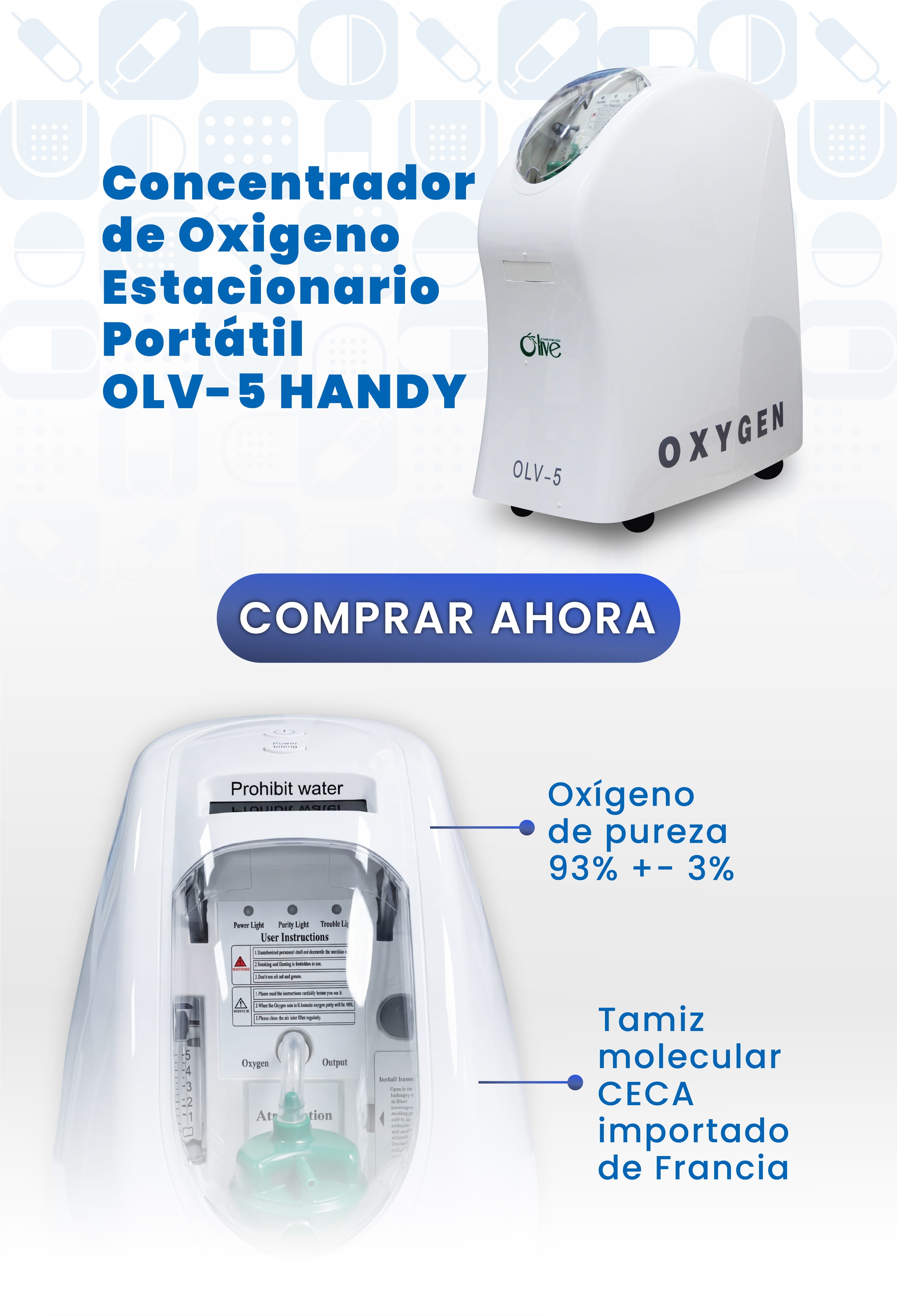 concentrador de oxigeno estacionario portatil