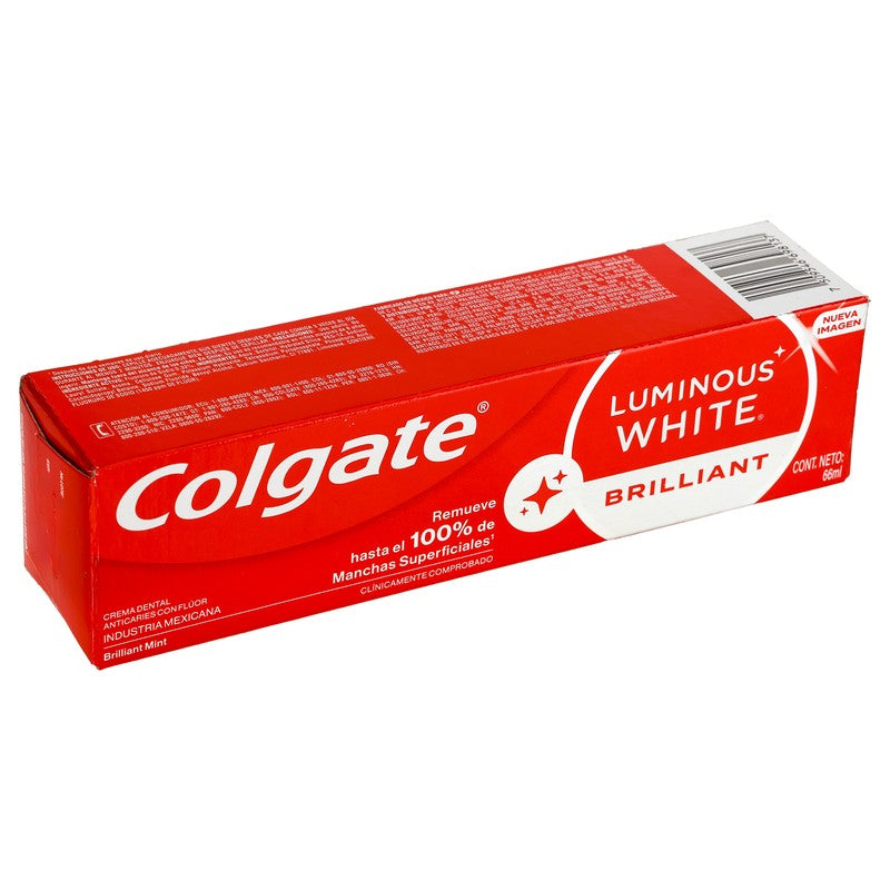 Crema Dental Colgate Luminous White Brilliant 66 Ml 7509546698137 2