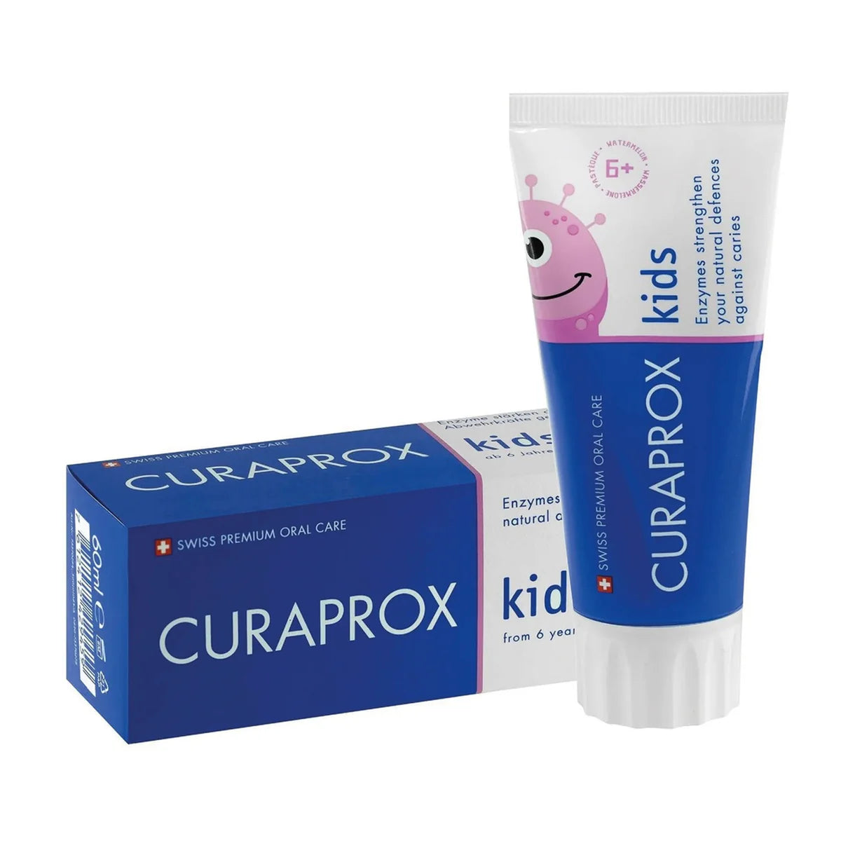 Crema Dental Curaprox Niños Sandia De 60 Ml