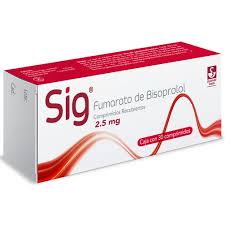 Sig 2.5 Mg Con 30 Compimidos (Fumarato De Bisoprolol)