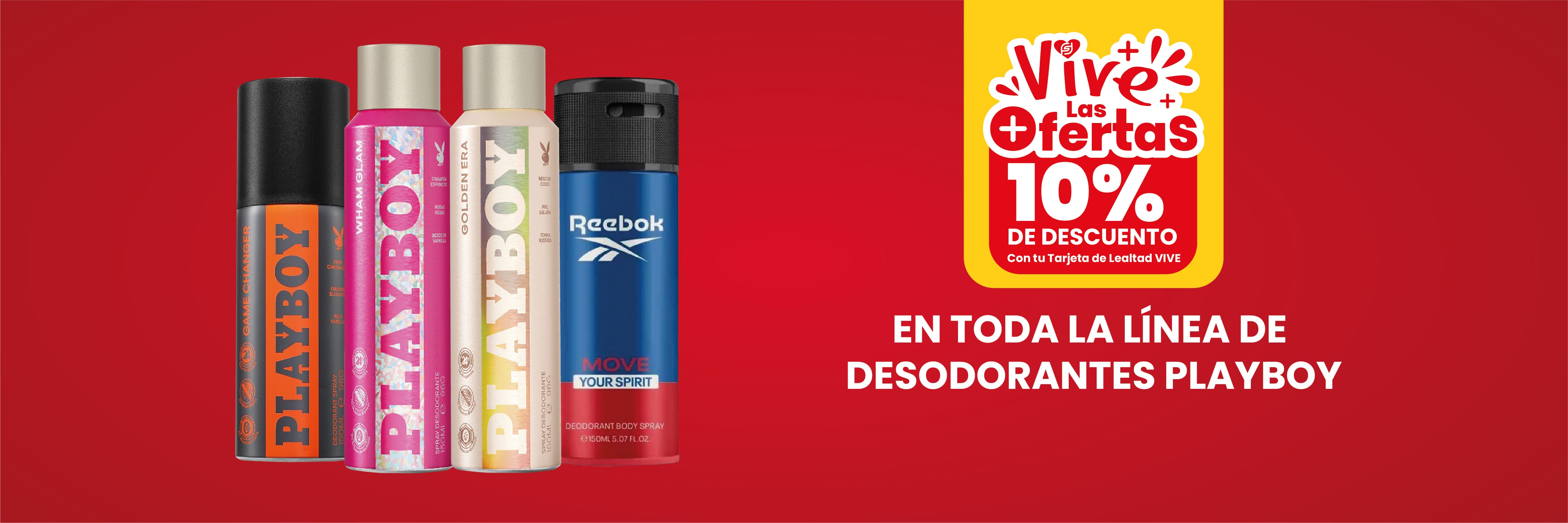 descuento desodorantes playboy
