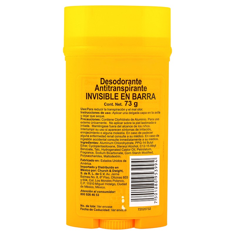 Desodorante Arm Hammer Ultra Max Active Sport Barra 73 G 7501080953994 7