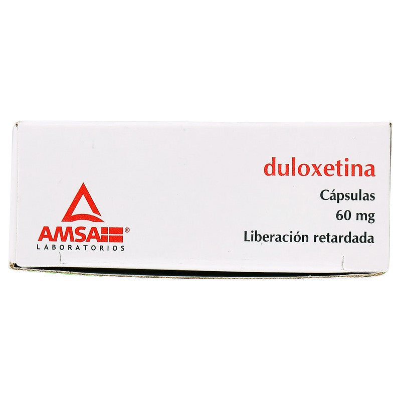 Duloxetina 60 Mg 14 Capsulas Liberacion Prolongada Amsa 7501349021624 8