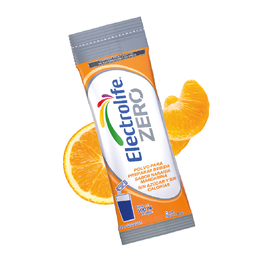 Electrolife Zero Mx Polvo Naranja Mandarina 4 G