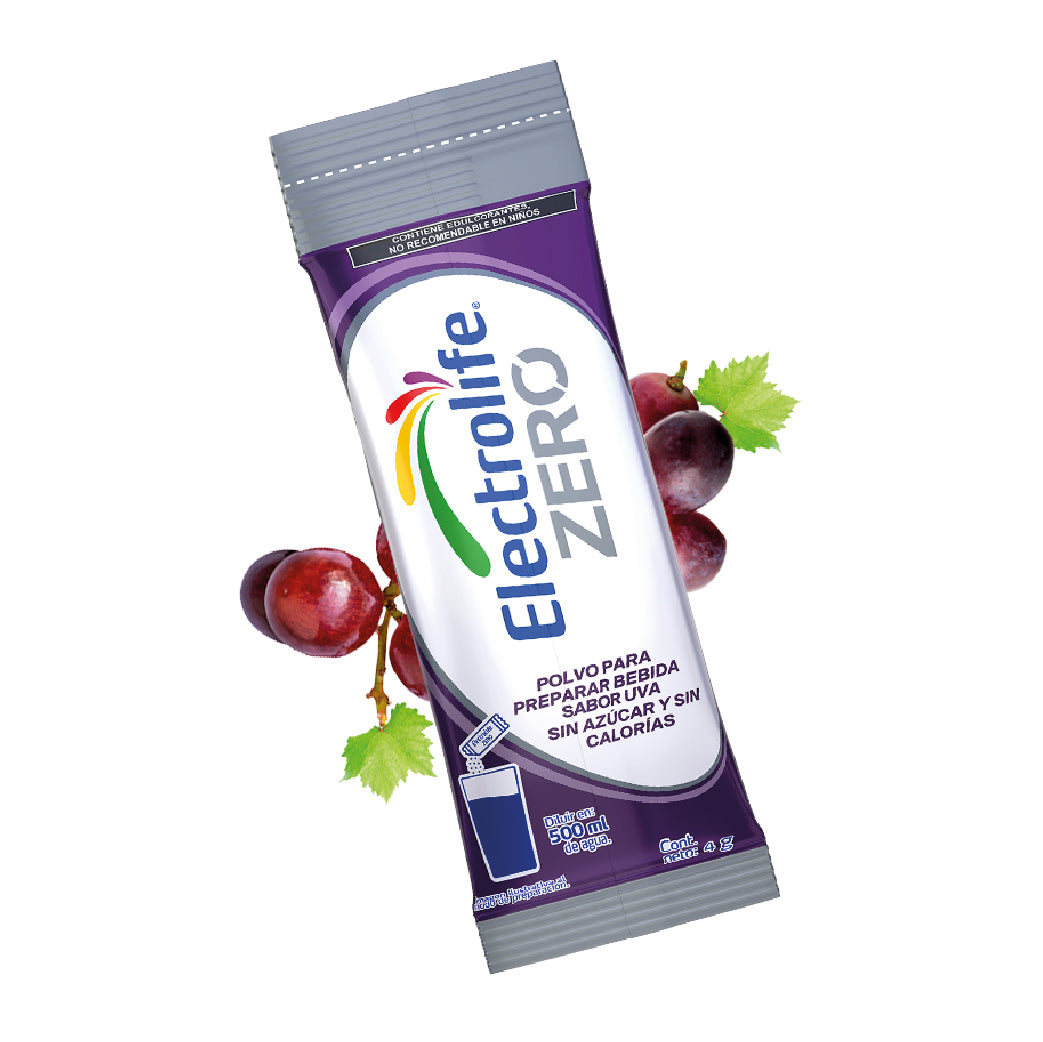 Electrolife Zero Mx Polvo Uva 4 G