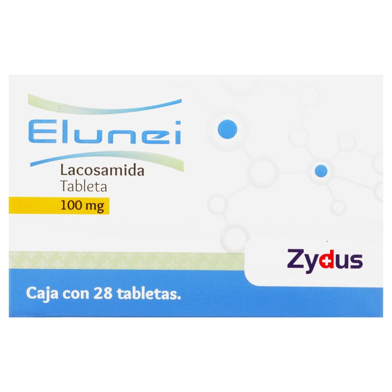 Elunei Lacosamida 100 Mg Con 28 Tabletas 7506442701527