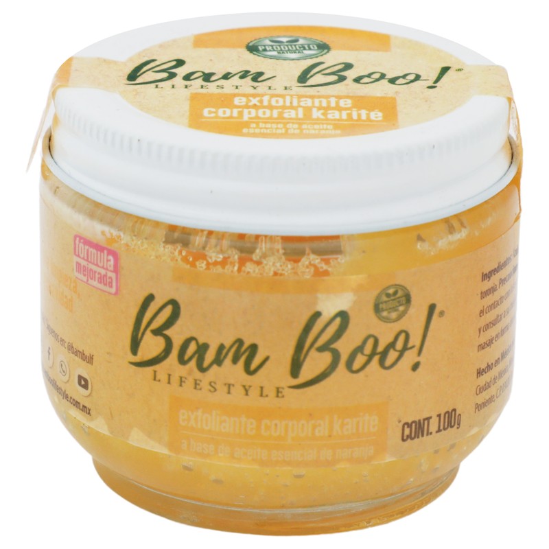 Exfoliante Facial Bam Boo Karite Naranja 100 G 7506489900211 3