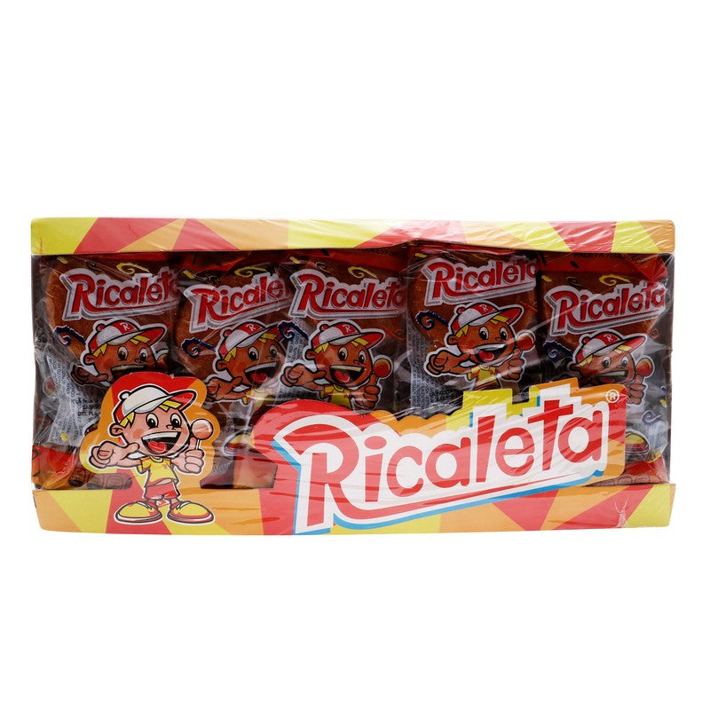 Exhibidor Ricaleta Tamarindo 625 G Con 25 Piezas 659190000095