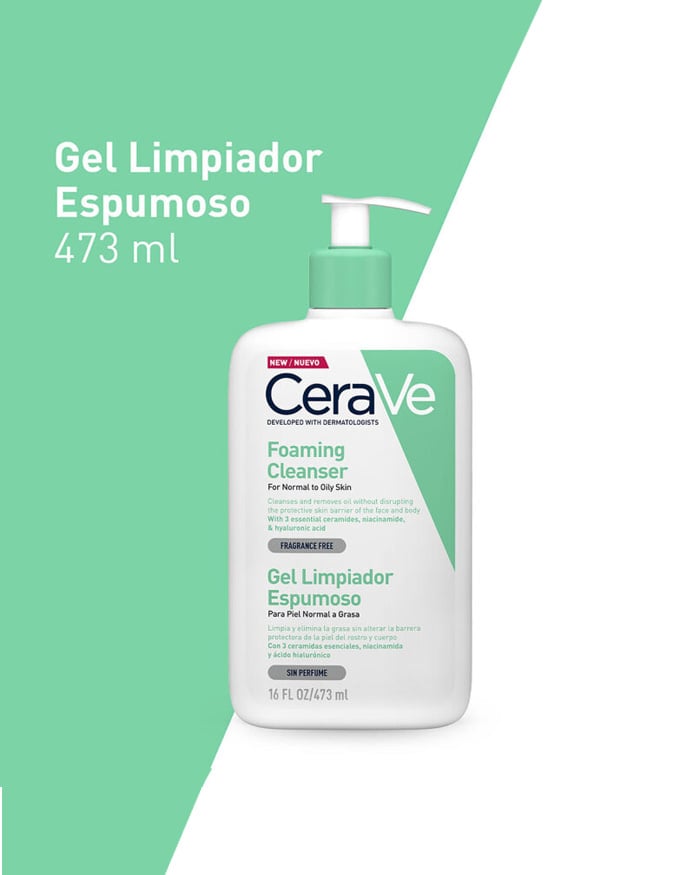 Gel Limpiador Cerave Espumoso 473 Ml