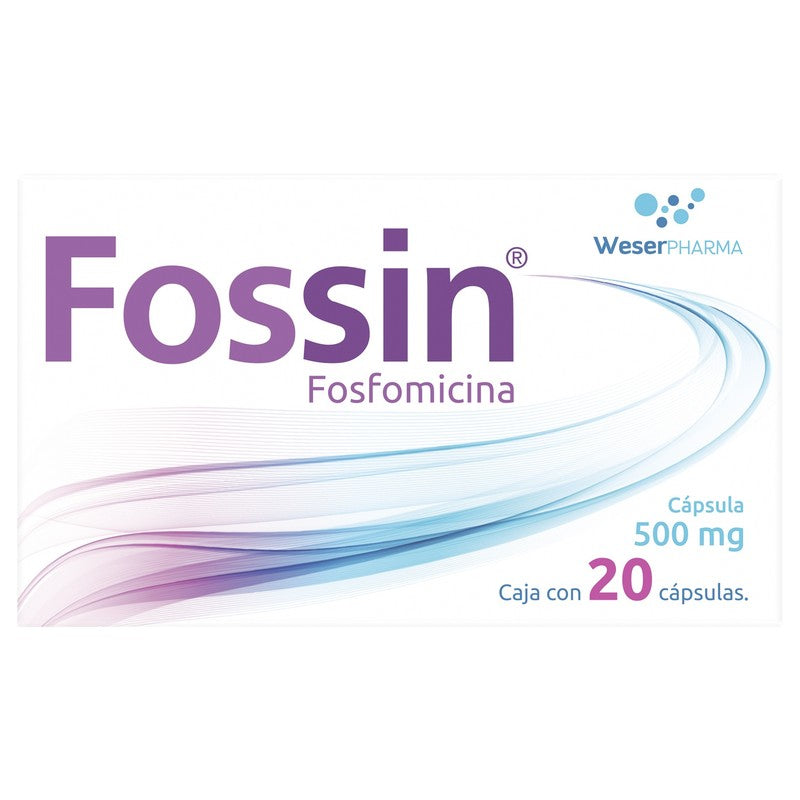Fossin 500 Mg Con 20 Capsulas 7501300450326