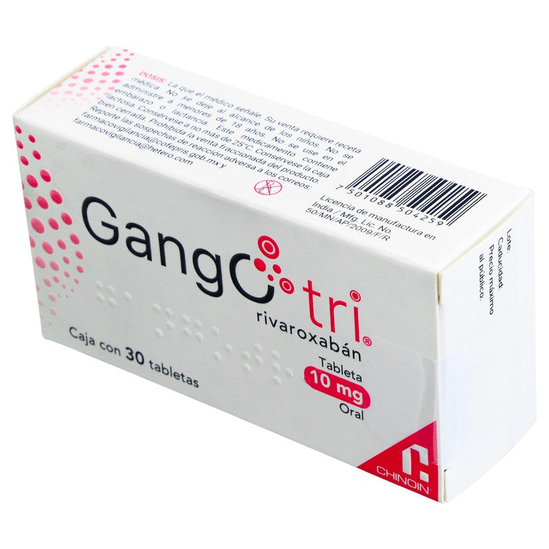 Gangotri 10 Mg Con 30 Tabletas 7501088504259 4