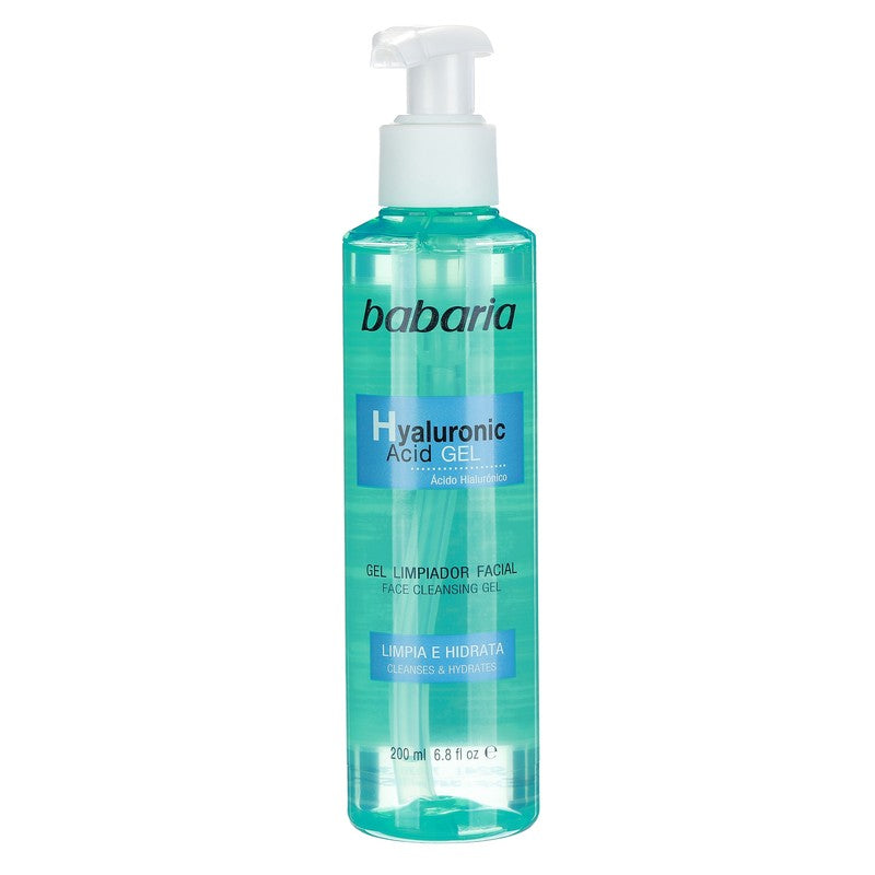 Gel Babaria Limpieza Facial Acido Hyaluronico 200 Ml 8410412518833