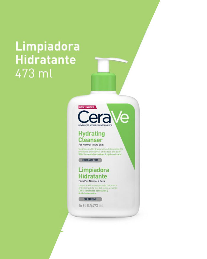 Crema Corporal Cerave Hidratante Piel Normal Y Seca 473 Ml