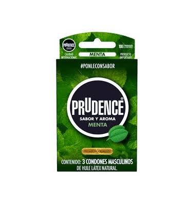 Preservativo Prudence Menta Con 3 Piezas
