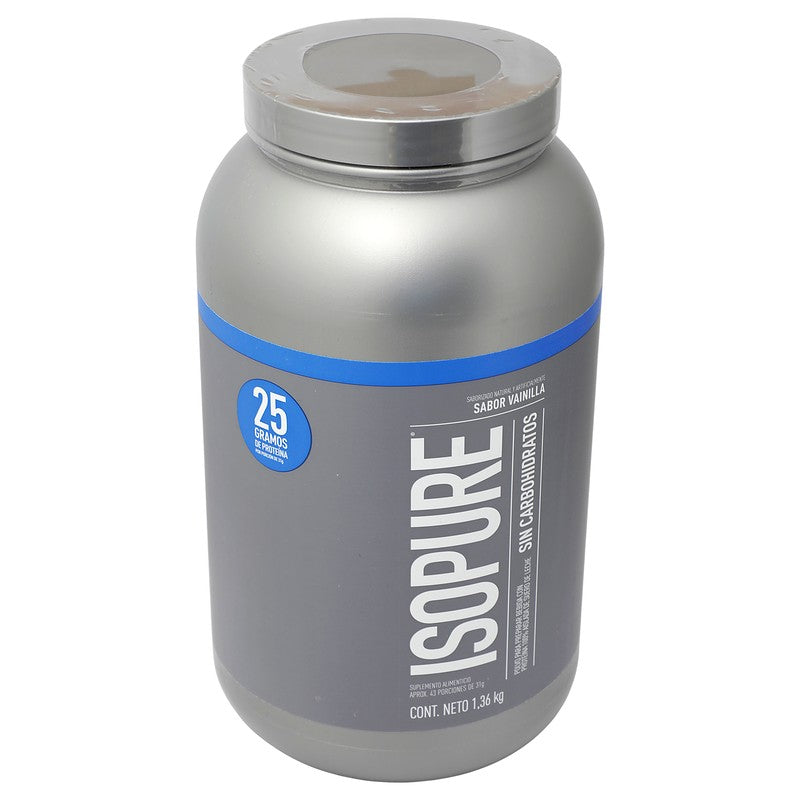 Isopure Proteina Zero Carbohidratos Vainilla 1.36 Kg 089094025953 2