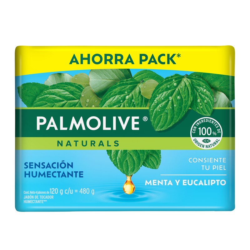 Jabon Palmolive Natural Menta-Eucalipto 120 G Con 4 7509546682518 2