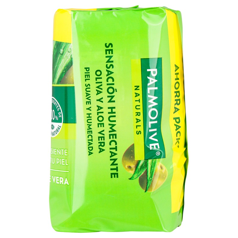 Jabon Palmolive Natural Oliva Y Aloe Vera 120 G Con 4 7509546682501 6