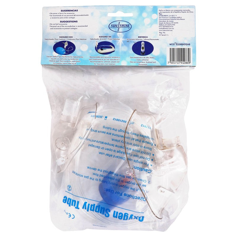 Kit Para Nebulizador Adulto-Pediatrica 5 Piezas Sun Shine 7501711412869 2