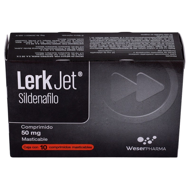 Lerk Jet 50 Mg Con 10 Comprimidos Masticables 7501300450074 3