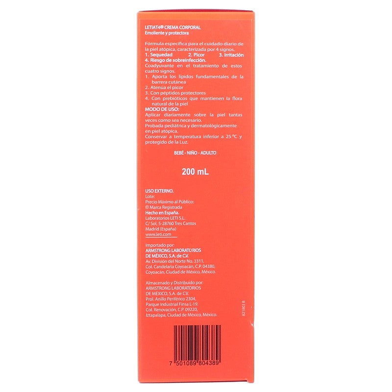 Letiat4 200 Ml Crema Corporal 7501089804389 8