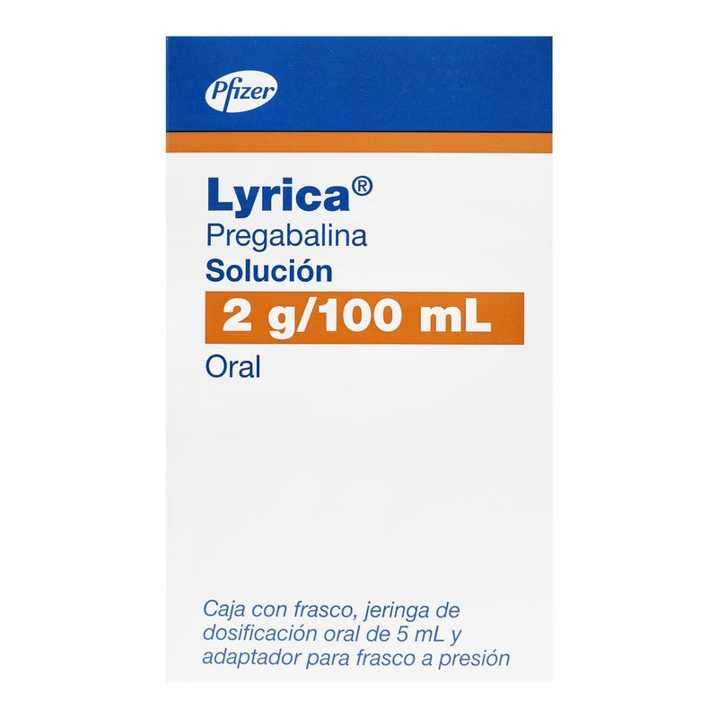 Lyrica 2 G Solucion 100 Ml 7501287671165
