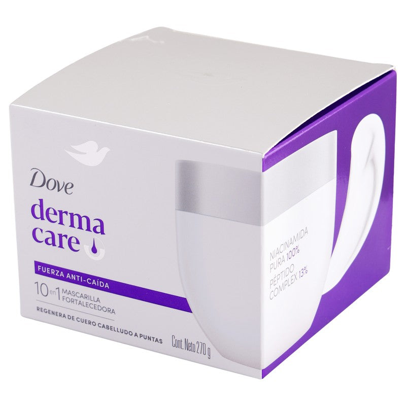 Mascarilla Fortalecedora Dove Derma Care Anti Caida 270 G 7891150102217 4