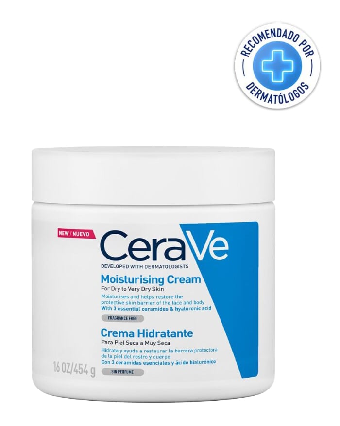 Crema Hidratante para Rostro y Cuerpo Cerave 454 G