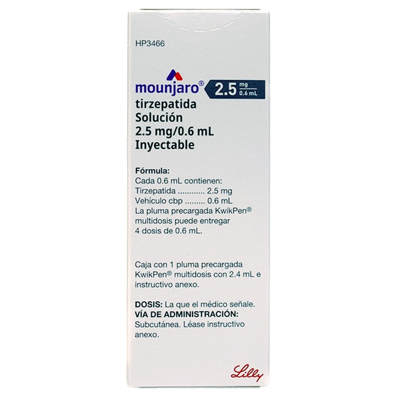 Mounjaro 2.5 Mg0.6 Ml Pluma Precargada 7501082243710