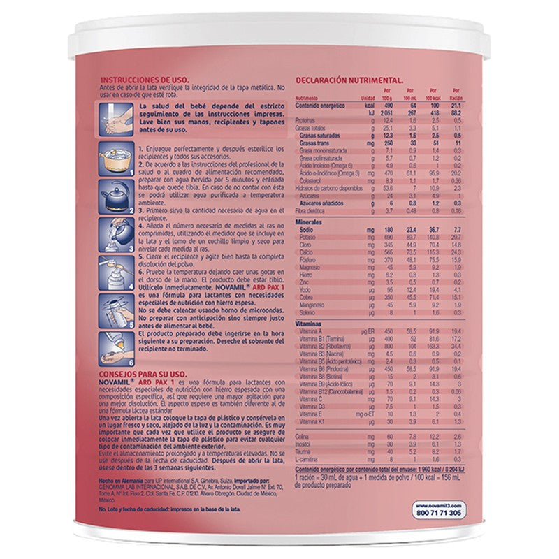 Novamil 1 Ard Pax Formula Lactea 400 G 650240062926 2