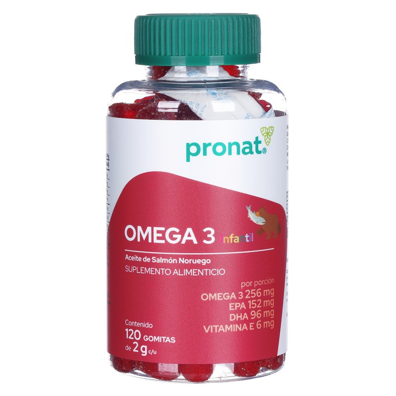 Omega 3 Inf Aceite De Salmon C120 Gomitas Pronat 7501062914722