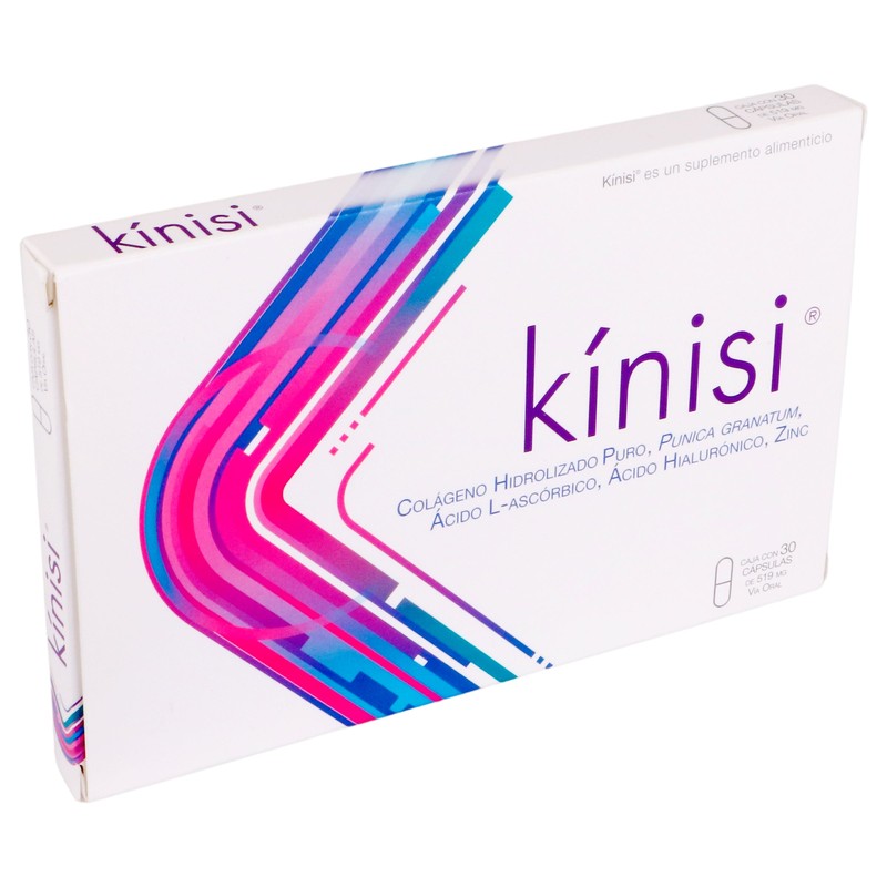 Kinisi 514 Mg Colag HidrolizadoAc Hialuronico Suplemento Alimenticio Con 30 Capsulas 8437011772978, 2
