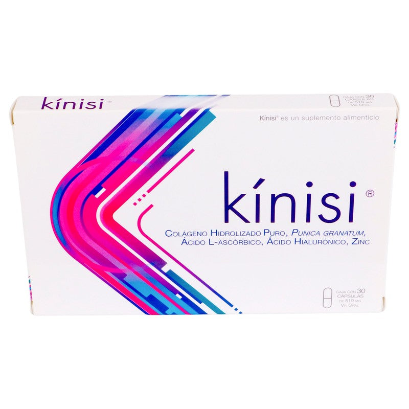 Kinisi 514 Mg Colag HidrolizadoAc Hialuronico Suplemento Alimenticio Con 30 Capsulas 8437011772978, 3