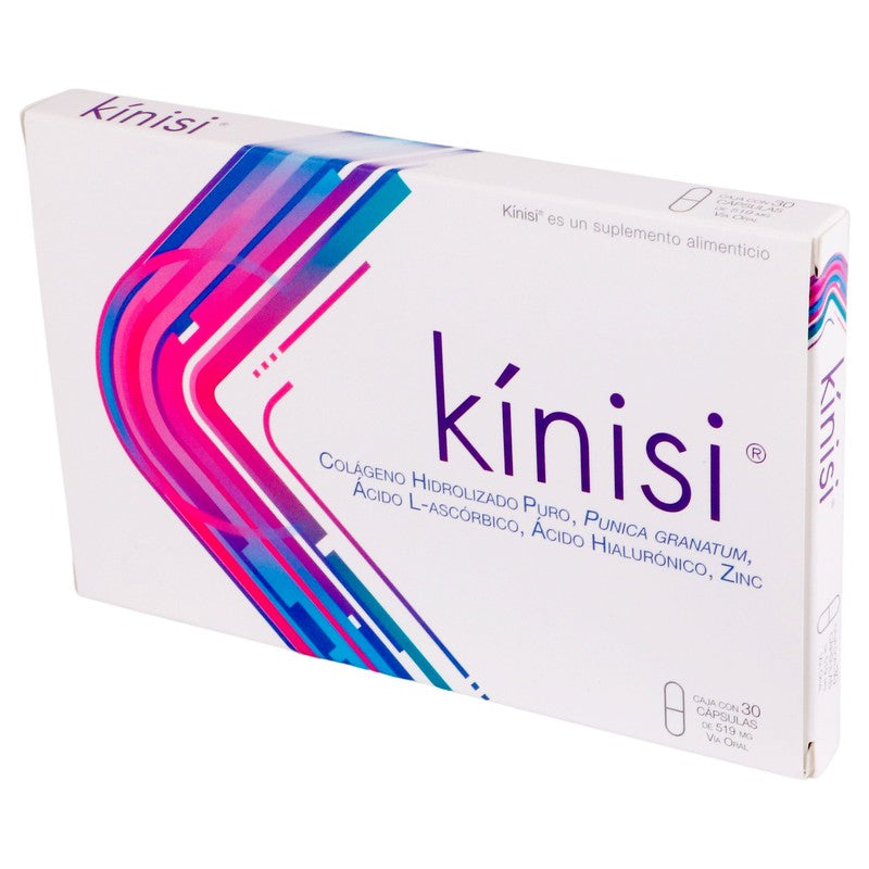 Kinisi 514 Mg Colag HidrolizadoAc Hialuronico Suplemento Alimenticio Con 30 Capsulas 8437011772978, 4