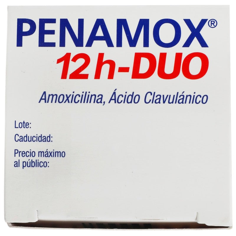 Penamox 12 Horas Duo 875 Mg Con 10 Tabletas 7501070635558 5