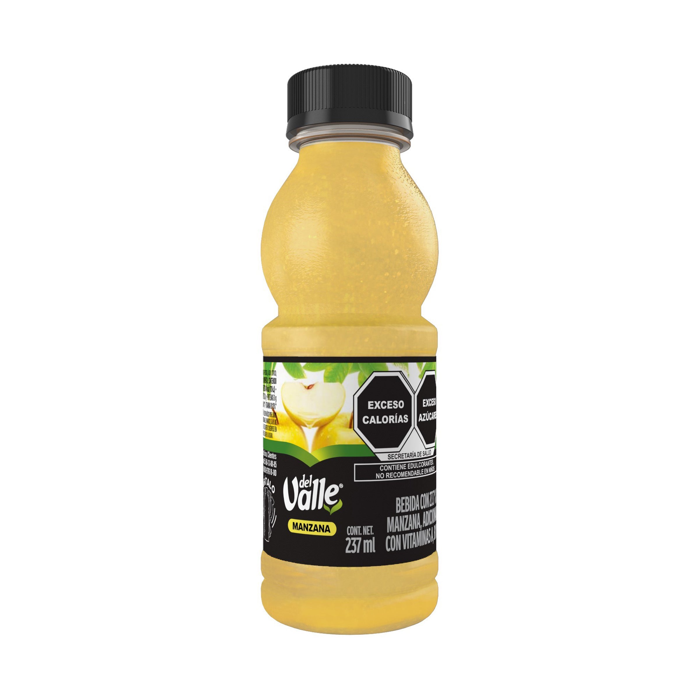 Dv Botellin Pet Manzana Amarillo 237 Ml-1