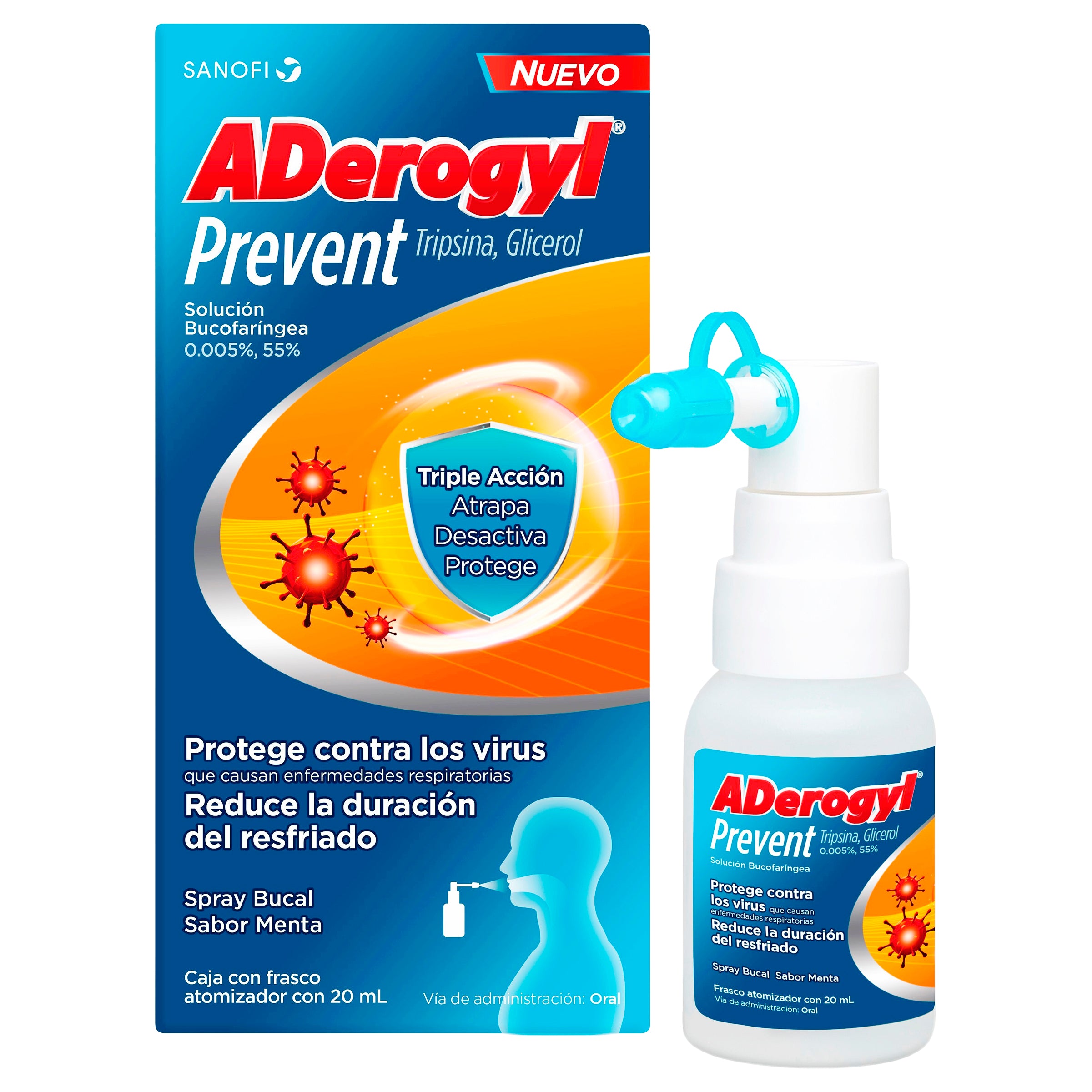 Aderogyl Prevent Solución Bucal Spray 20 Ml-1