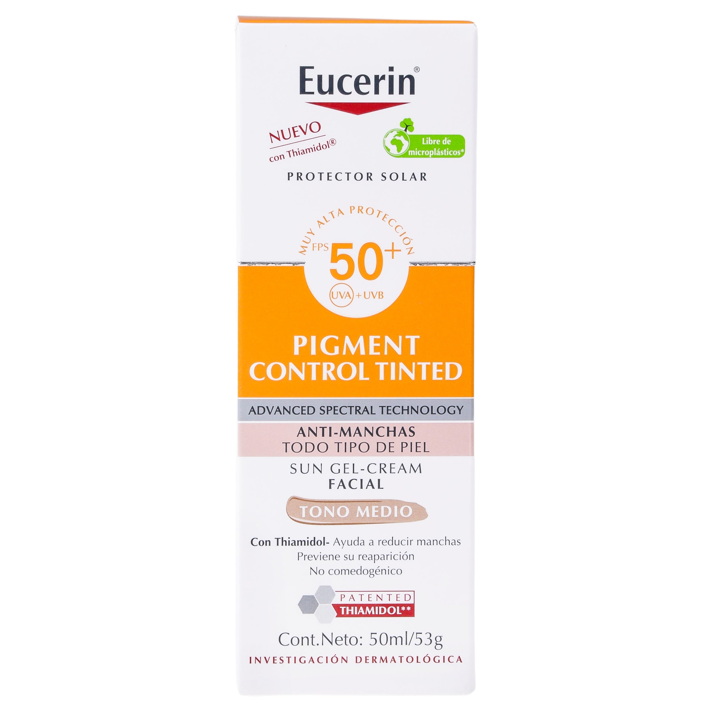 Bloqueador Eucerin Tono Medio Fps 50+ 50 Ml-1