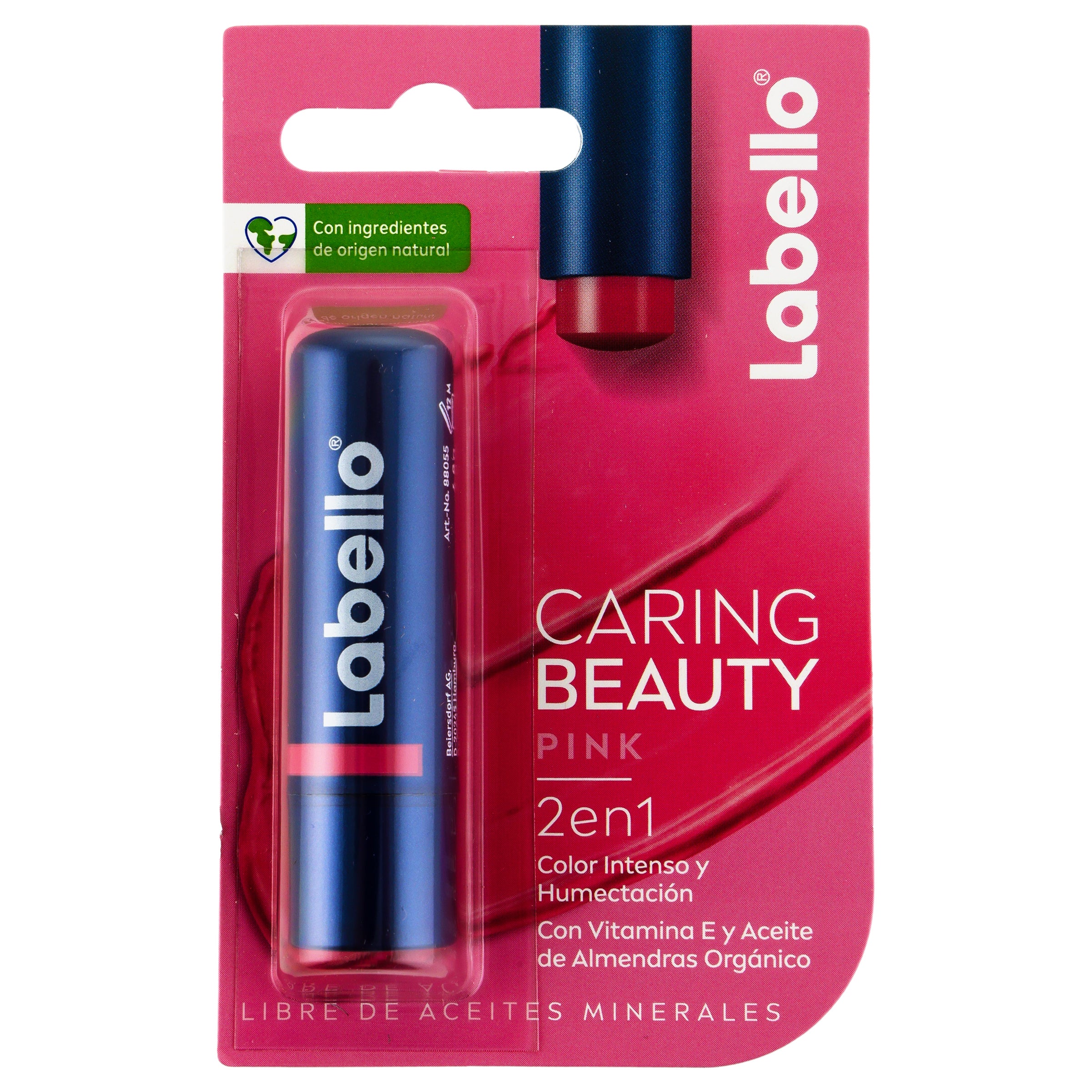 Protector Labial Labello Caring-B Pink 4.8 G-1