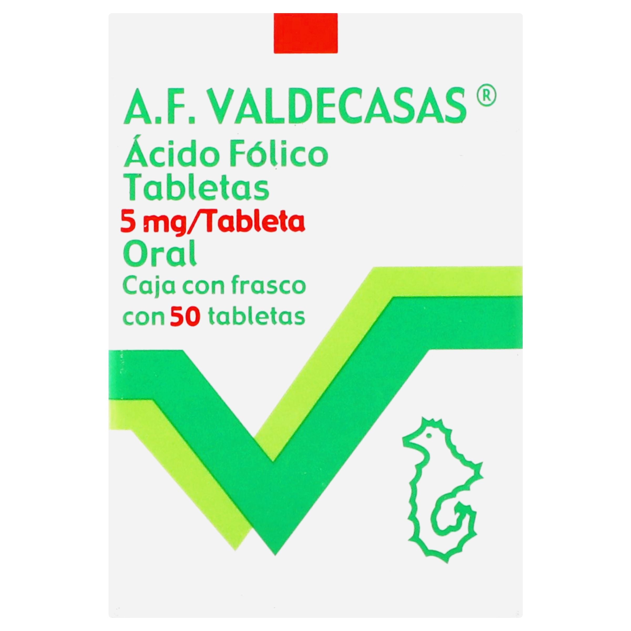 Acido-Folico 5 Mg Con 50 Tabletas-1