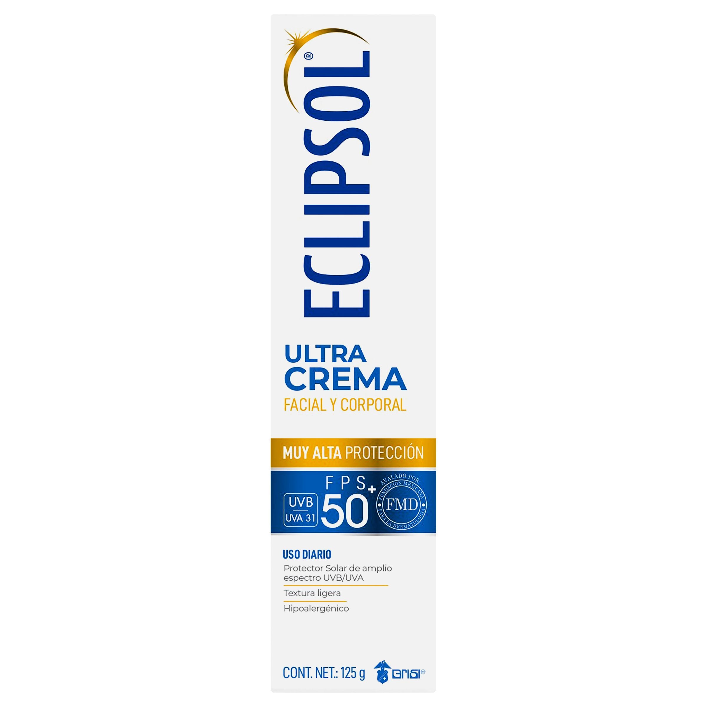 Eclipsol Ultra 50 Fps Crema Con 125 G-1