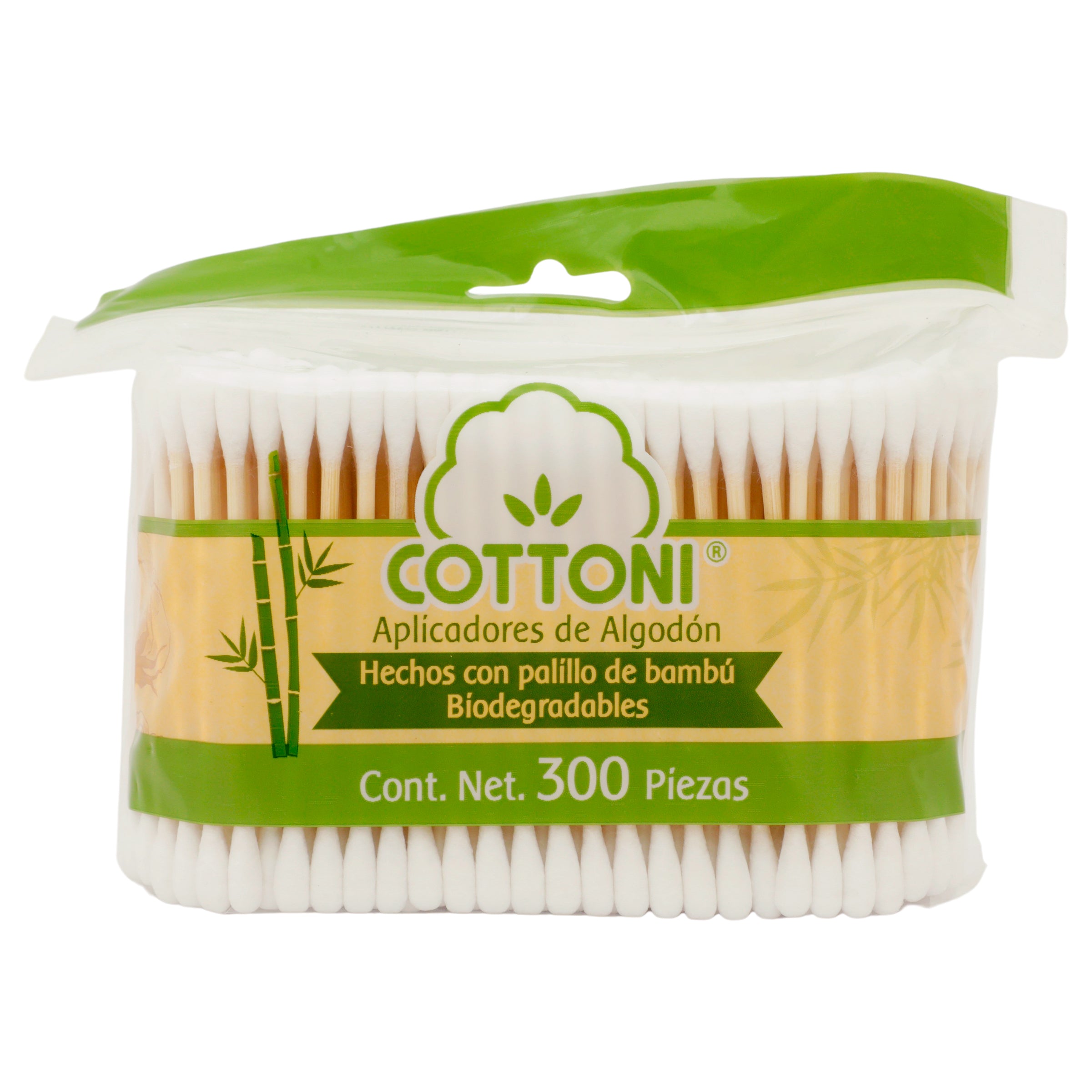 Aplicador Cottoni Algodon Con 300 Piezas-1