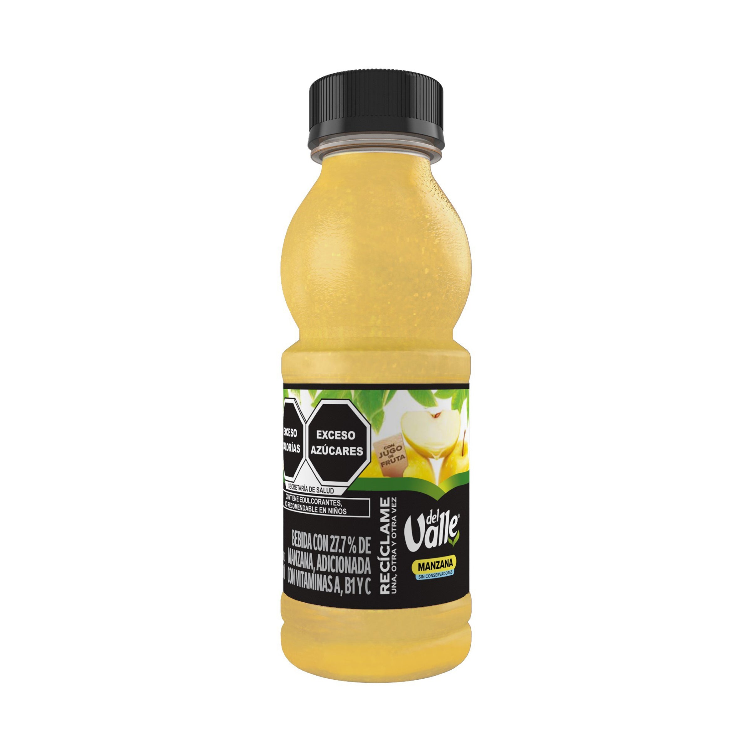 Dv Botellin Pet Manzana Amarillo 237 Ml-3